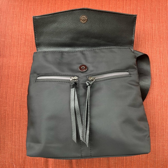 $398 Botkier New York Trigger Black Bag Mini Backpack Black Nylon NWOT main image 9
